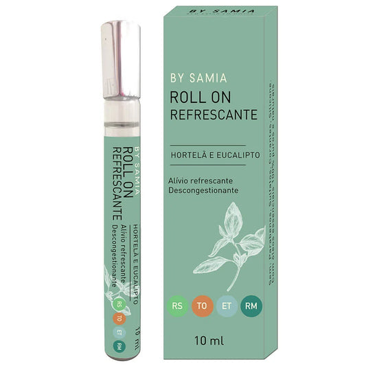Roll On Refrescante - By Samia - Frasco com 10ml - Mundo dos Óleos