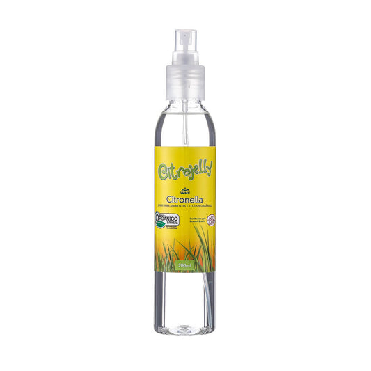 Spray Para Ambientes e Tecidos de Citronela - WNF - Frasco com 200ml - Mundo dos Óleos