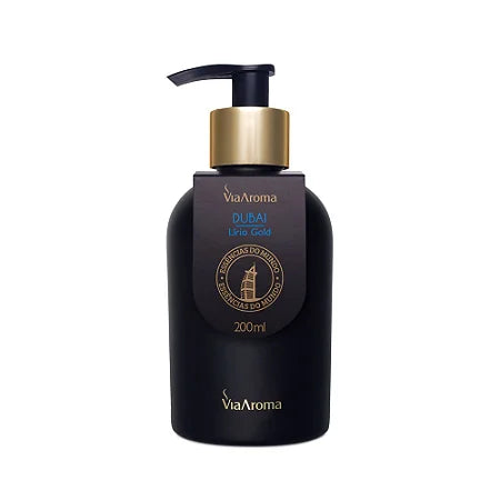 Sabonete Líquido - Dubai - Via Aroma - Frasco com 200ml - Mundo dos Óleos