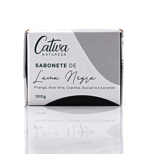 Sabonete de Lama Negra - Cativa - Barra de 100g - Mundo dos Óleos