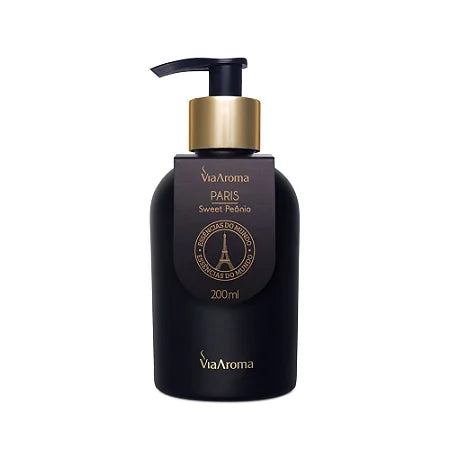 Sabonete Líquido - Paris - Via Aroma - Frasco com 200ml - Mundo dos Óleos
