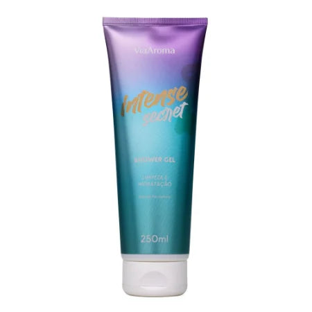 Shower Gel Desodorante Intense Secret - Via Aroma - Frasco com 250ml - Mundo dos Óleos