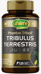 Tribulus Terrestris (Fructus Tribuli) - Unilife - Frasco com 120 Cápsulas de 500mg - Mundo dos Óleos