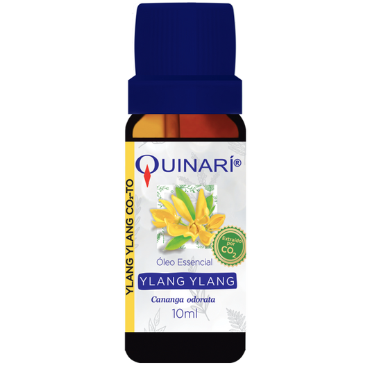 Óleo Essencial de Ylang Ylang (CO2) - Quinari - Frasco com 10ml - Mundo dos Óleos
