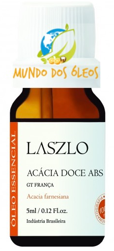 Óleo Absoluto de Acácia Doce - Laszlo - Frasco com 5ml - Mundo dos Óleos