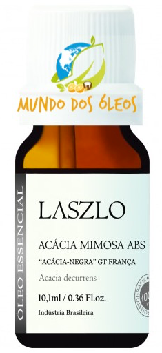 Óleo Absoluto de Acácia Mimosa - Laszlo - Frasco com 10ml - Mundo dos Óleos