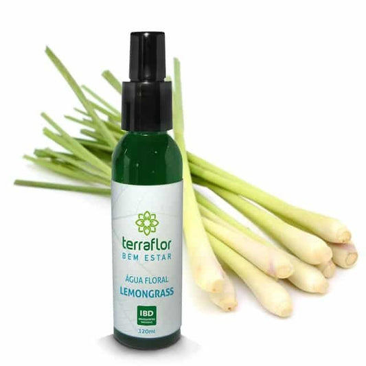 Água Floral de Lemongrass - Terra Flor - Frasco com 120ml - Mundo dos Óleos