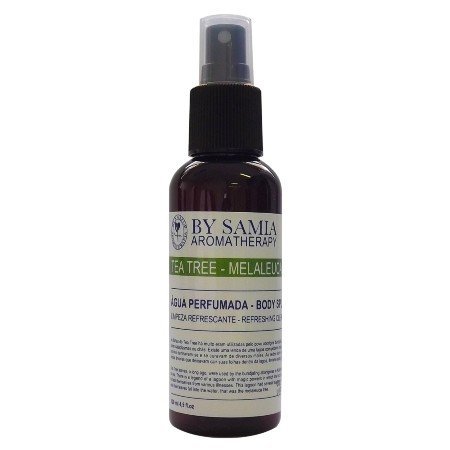 Água Perfumada de Tea Tree (Melaleuca) - By Samia - Frasco com 120ml - Mundo dos Óleos