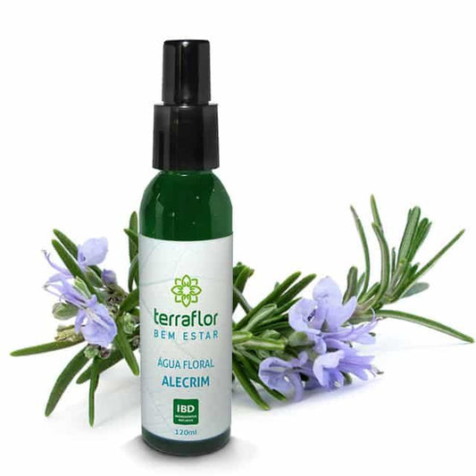 Água Floral de Alecrim - Terra Flor - Frasco com 120ml - Mundo dos Óleos