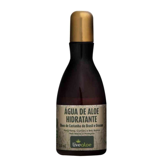 Água de Aloe Hidratante - LiveAloe - Frasco com 210ml - Mundo dos Óleos