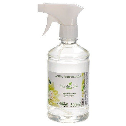 Água Perfumada Para Roupas Flor de Lótus - Arte dos Aromas - Frasco com 500ml - Mundo dos Óleos