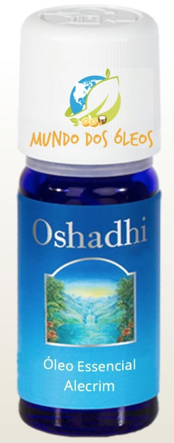 Óleo Essencial Orgânico de Alecrim (qt. Cineol) - Oshadhi - Frasco com 5ml - Mundo dos Óleos