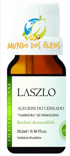 Óleo Essencial de Alecrim do Cerrado - Laszlo - Frasco com 10ml - Mundo dos Óleos