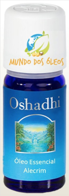 Óleo Essencial de Alecrim (qt. Verbenona) - Oshadhi - Frasco com 5ml - Mundo dos Óleos