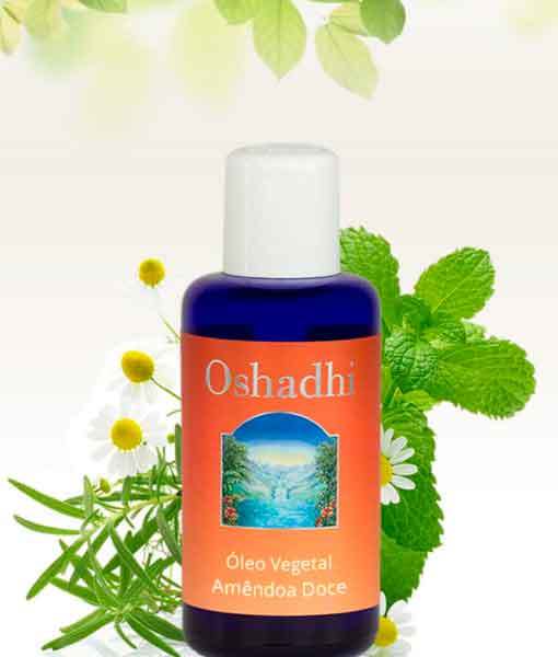 Óleo de Amendoa Doce - Oshadhi - Frasco com 100ml - Mundo dos Óleos