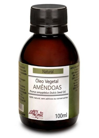 Óleo Vegetal de Amendoas Doce - Arte dos Aromas - Frasco com 100ml - Mundo dos Óleos