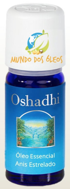 Óleo Essencial Orgânico de Anis Estrelado - Oshadhi - Frasco com 5ml - Mundo dos Óleos
