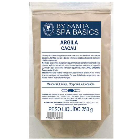 Argila Cacau - By Samia - 250g - Mundo dos Óleos