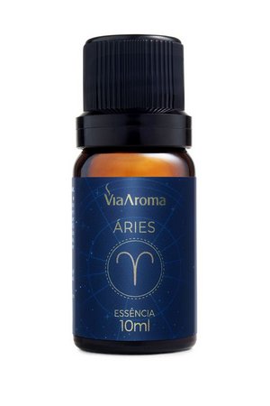 Essência Signo de Áries - Via Aroma - Frasco com 10ml - Mundo dos Óleos