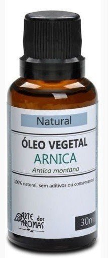 Óleo Vegetal de Arnica - Arte dos Aromas - Frasco com 30ml - Mundo dos Óleos
