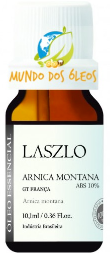 Óleo Absoluto de Arnica Montana 10% - Laszlo - Frasco com 10ml - Mundo dos Óleos