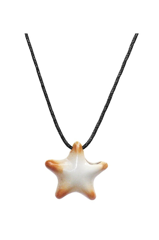 Colar Aromático Coleção Degradê -  Estrela Marrom Glacê - Ortega - Mundo dos Óleos