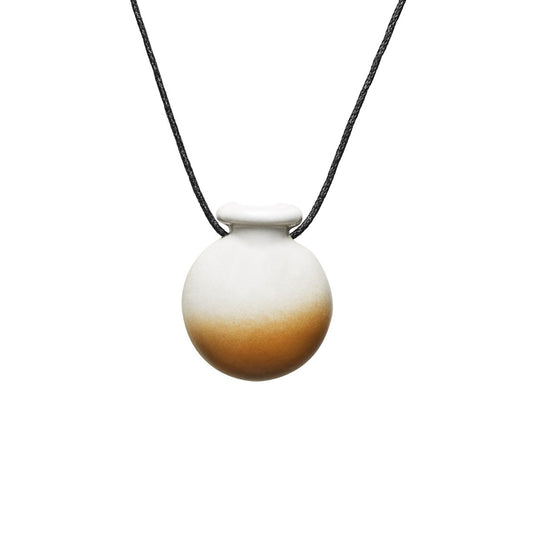 Colar Aromático Coleção Degradê -  Cantil Marrom Glacê - Ortega - Mundo dos Óleos