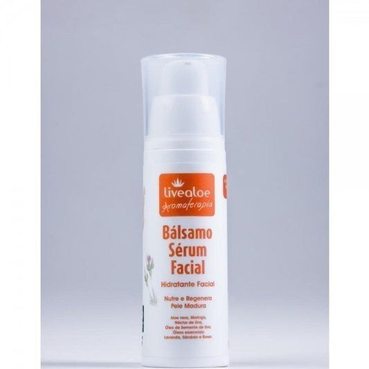 Bálsamo Sérum Facial - LiveAloe - Frasco com 30ml - Mundo dos Óleos