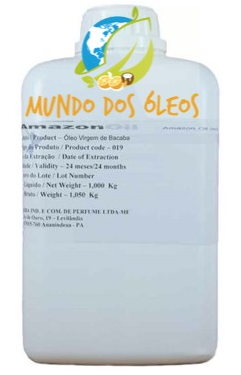 Óleo de Bacabá - Amazon Oil - Frasco com 1 Litro - Mundo dos Óleos