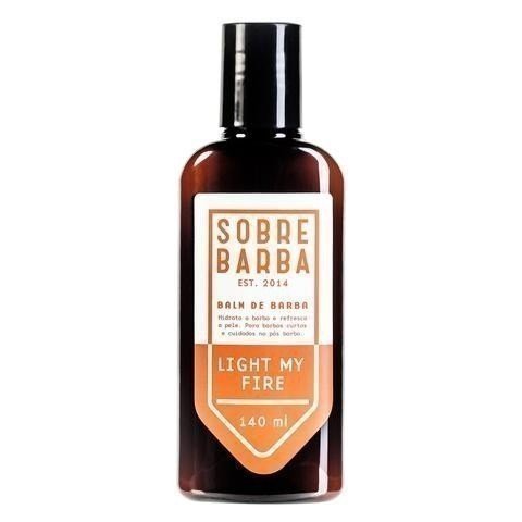 Balm de Barba - Light My Fire - Sobrebarba - Frasco com 140ml - Mundo dos Óleos