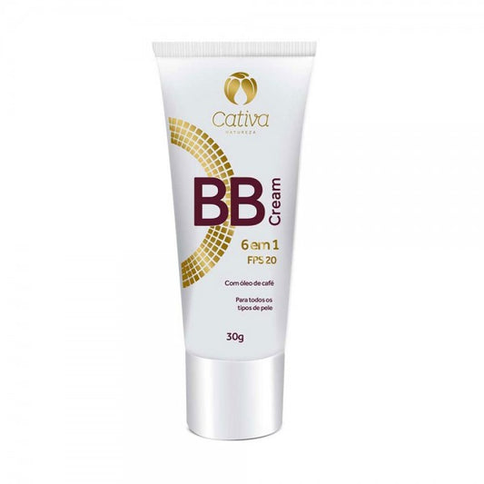 BB Cream 6 em 1 - Cativa - Frasco com 30g - Mundo dos Óleos