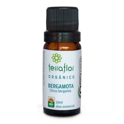 Óleo Essencial de Bergamota Orgânico - Terra Flor - Frasco com 10ml - Mundo dos Óleos