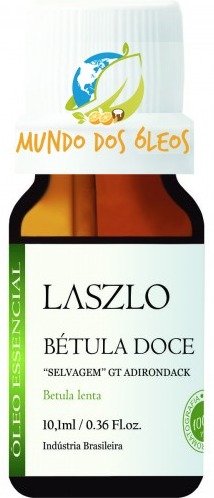 Óleo Essencial de Bétula Doce '' Selvagem '' - Laszlo - Frasco com 10ml - Mundo dos Óleos