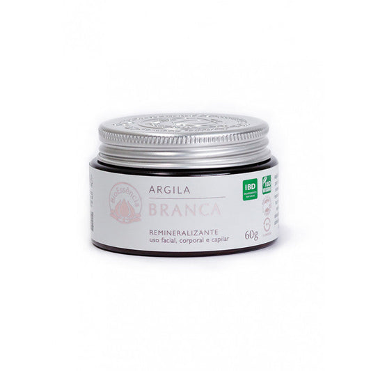 Argila Branca - BioEssência - Frasco com 60g - Mundo dos Óleos