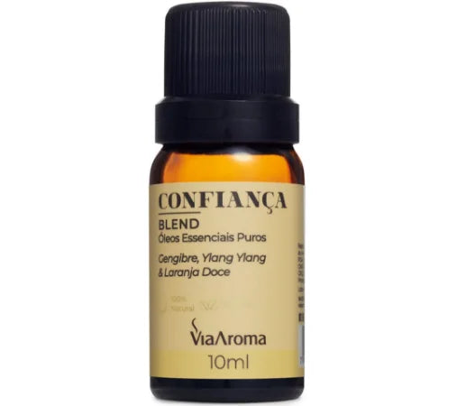 Blend de Óleos Essenciais (Confiança) - Via Aroma - Frasco com 10ml - Mundo dos Óleos