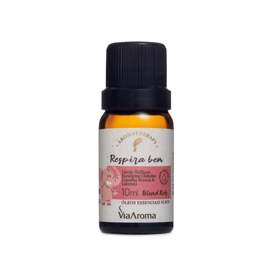 Blend Óleos Essenciais (KIDS) Respira Bem - Via Aroma - Frasco com 10ml