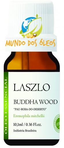 Óleo Essencial de Buddha Wood  ''falso sandalo'' - Laszlo - Frasco com 10ml - Mundo dos Óleos