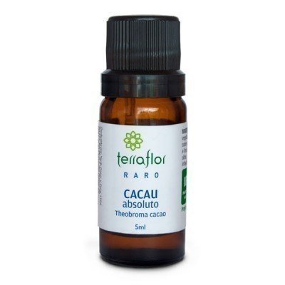 Óleo Essencial de Cacau Absoluto - Terra Flor - Frasco com 3ml - Mundo dos Óleos