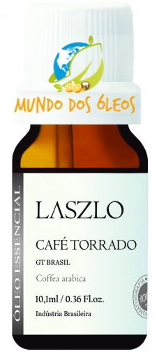 Óleo Essencial de Café Torrado - Laszlo - Frasco com 10ml - Mundo dos Óleos
