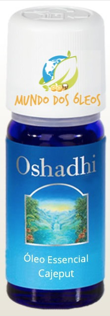 Óleo Essencial Orgânico de Melaleuca Cajeput - Oshadhi - Frasco com 5ml - Mundo dos Óleos