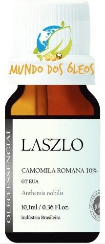 Óleo Essencial de Camomila Romana 10% (Diluida) - Laszlo - Frasco com 10ml - Mundo dos Óleos