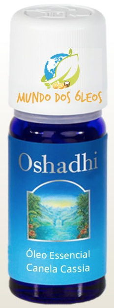 Óleo Essencial Orgânico de Canela (Cassia) - Oshadhi - Frasco com 5ml - Mundo dos Óleos