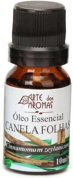 Óleo Essencial de Canela Folhas - Arte dos Aromas - Frasco com 10ml - Mundo dos Óleos