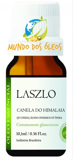 Óleo Essencial de Canela do Himalaia - Laszlo - Frasco com 10ml - Mundo dos Óleos