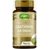 Castanha da Índia (Fructus Aesculi) - Unilife - Frasco com 60 Cápsulas com 400mg - Mundo dos Óleos
