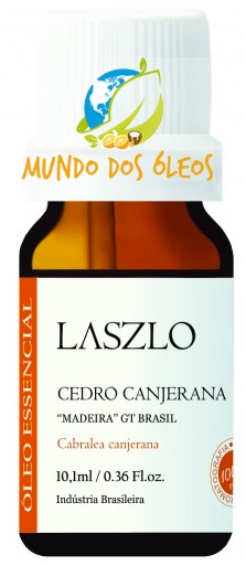 Óleo Essencial de Cedro Canjerana - Laszlo - Frasco com 10ml - Mundo dos Óleos
