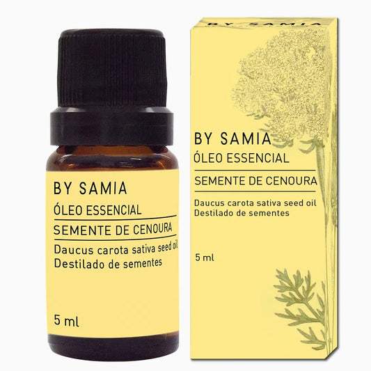 Óleo Essencial de Semente de Cenoura - By Samia - Frasco com 5ml - Mundo dos Óleos