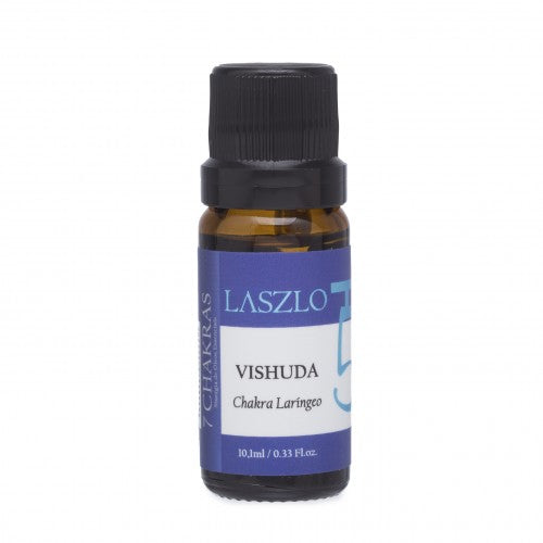 Sinergia chakras 5 Vishuda - Laszlo - Frasco com 10ml - Mundo dos Óleos