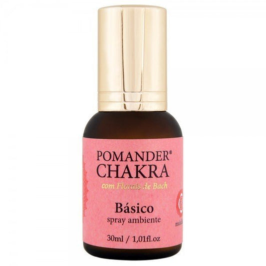 Pomander Chakra Básico - Spray - Monas - Frasco com 30ml - Mundo dos Óleos