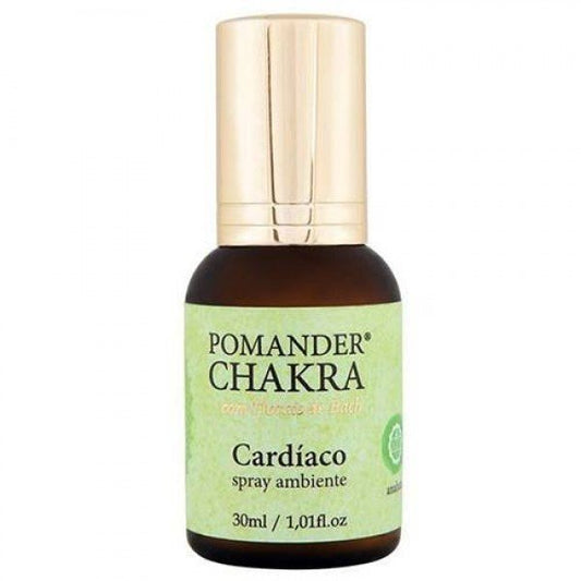 Pomander Chakra Cardíaco - Spray - Monas - Frasco com 30ml - Mundo dos Óleos